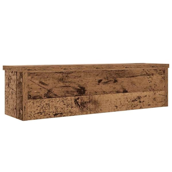vidaXL Köksställ stapelbara åldrat trä 50x15x16 cm konstruerat trä