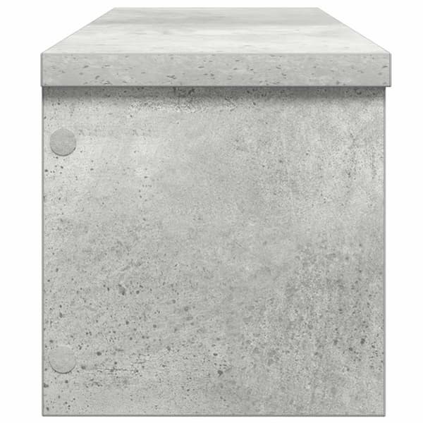 vidaXL Kjøkkenstativer stablebare 2 stk betonggrå 50x15x16 cm