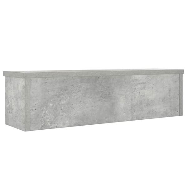 vidaXL Kjøkkenstativer stablebare 2 stk betonggrå 50x15x16 cm