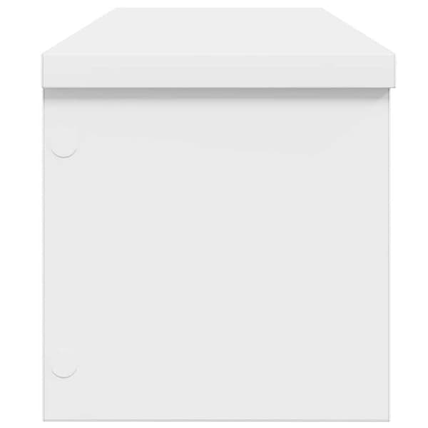 vidaXL Kjøkkenstativer stablebare 2 stk hvit 50x15x16 cm