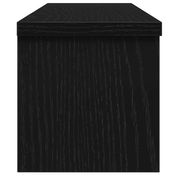 vidaXL køkkenstativ kan stables 50x15x16 cm konstrueret træ sort