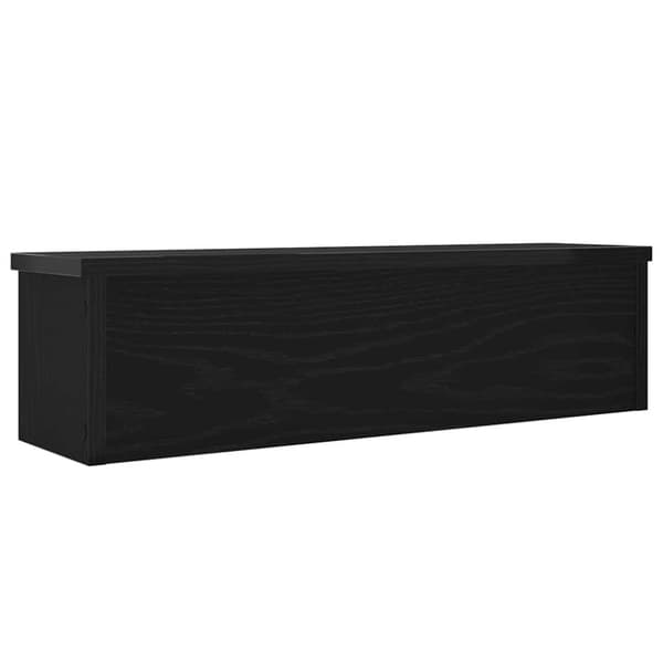 vidaXL køkkenstativ kan stables 50x15x16 cm konstrueret træ sort