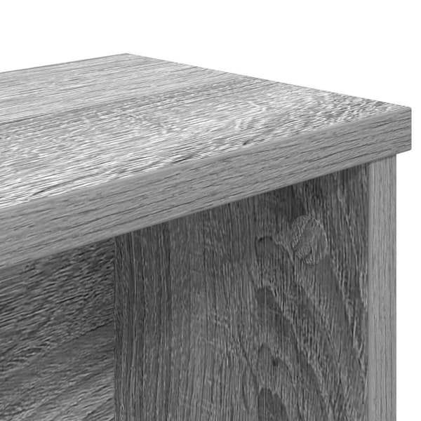 vidaXL Kjøkkenstativer stablebare 2 stk grå sonoma 50x15x16 cm