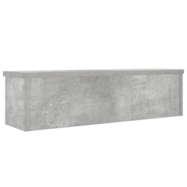vidaXL køkkenstativ kan stables 50x15x16 cm konstrueret træ betongrå