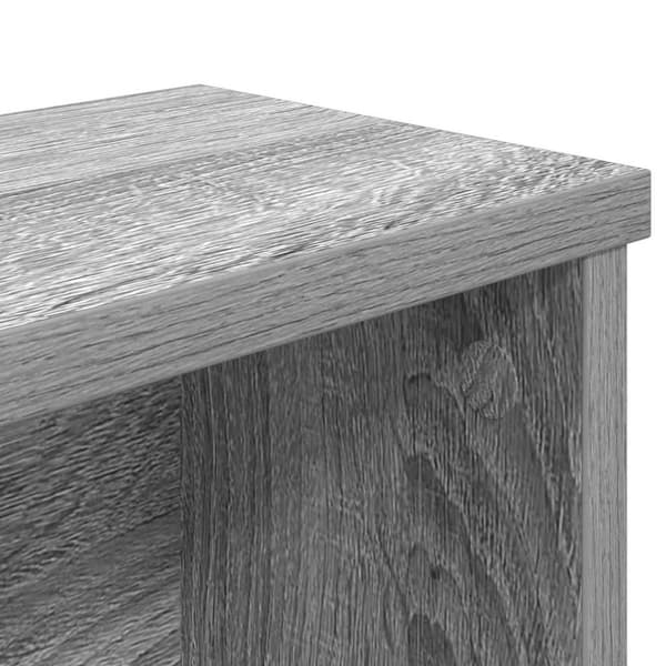 vidaXL Kjøkkenstativ stablebare grå sonoma 50x15x16 cm konstruert tre