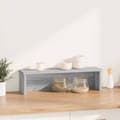 Miniatyrbilde 2 av 8: vidaXL Kjøkkenstativ stablebare grå sonoma 50x15x16 cm konstruert tre