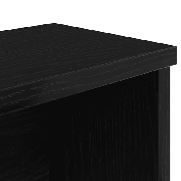 vidaXL Keittiötelineet Pinottavat 2 kpl Musta 50x15x16 cm
