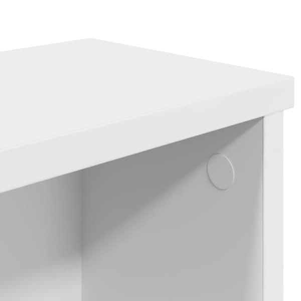 vidaXL køkkenstativ kan stables 50x15x16 cm konstrueret træ hvid