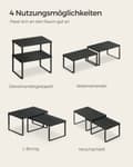 Miniatyrbillede 7 af 7: Kitchen Boards-set af 2-Stackable-black-Black-Ebbenhout