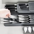 Miniatyrbillede 6 af 9: ORGANISATORBEHOLDER BESTIKINDLAG TIL SKUFFE grå 229010-S