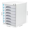 Miniatyrbillede 2 af 2: Dokumentopbevaringsboks, 7-lags skuffedesign, aluminiumlegeringskonstruktion, etiketteringsvinduer for nem identifikation,Som vist