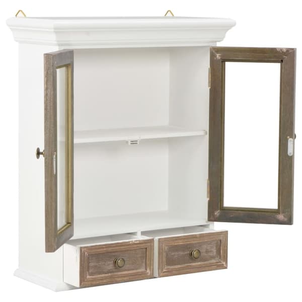 vidaXL Veggskap hvit 60x31x70 cm konstruert tre
