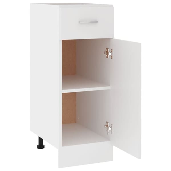 vidaXL skuffeunderskab 30x46x81,5 cm spånplader hvid