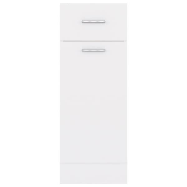 vidaXL skuffeunderskab 30x46x81,5 cm spånplader hvid