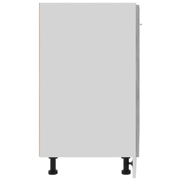 vidaXL Bunnskap betonggrå 60x46x81,5 cm sponplate