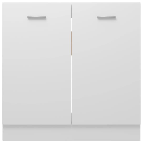 vidaXL Allaskaappi valkoinen 80x46x81,5 cm lastulevy