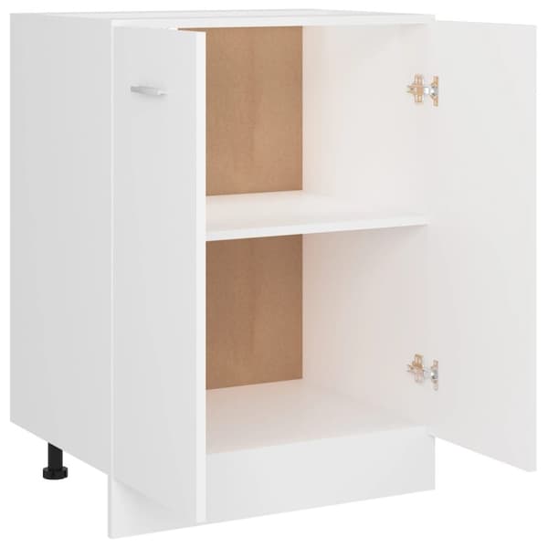 vidaXL Alakaappi valkoinen 60x46x81,5 cm lastulevy
