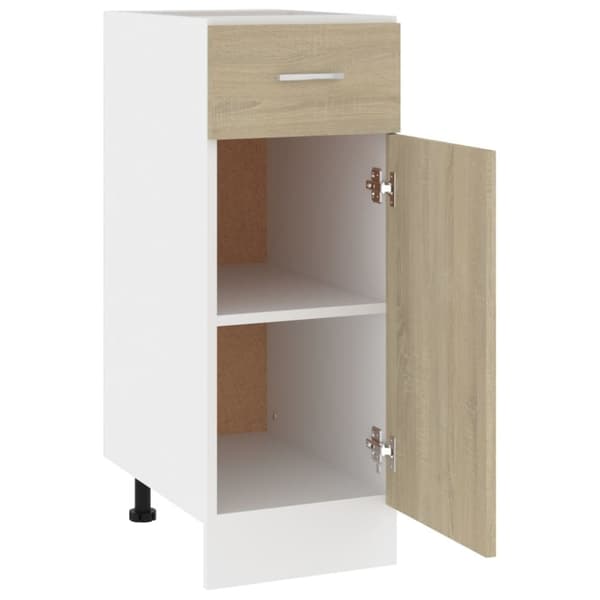 vidaXL Alalipastokaappi Sonoma-tammi 30x46x81,5 cm lastulevy