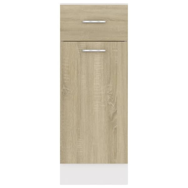 vidaXL Alalipastokaappi Sonoma-tammi 30x46x81,5 cm lastulevy