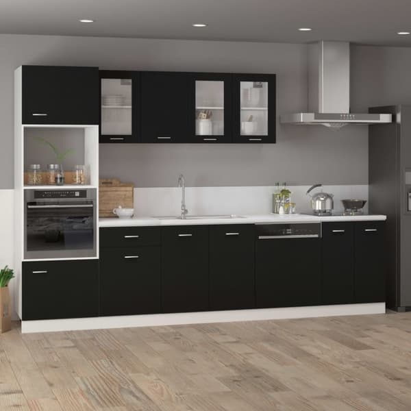 vidaXL underskab 60x46x81,5 cm spånplader sort