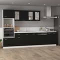 Miniatyrbilde 3 av 11: vidaXL Bunnskap svart 60x46x81,5 cm sponplate