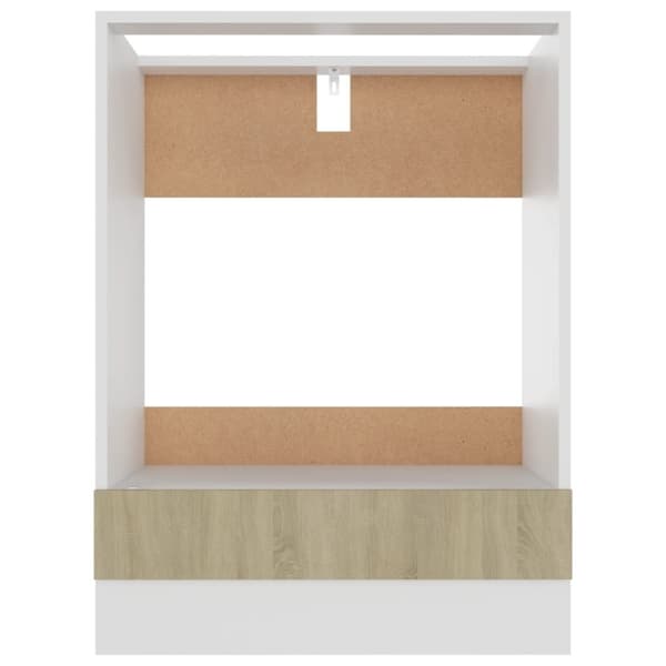 vidaXL Uunikaappi Sonoma-tammi 60x46x81,5 cm lastulevy