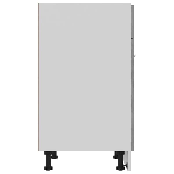 vidaXL Alalipastokaappi betoninharmaa 60x46x81,5 cm lastulevy