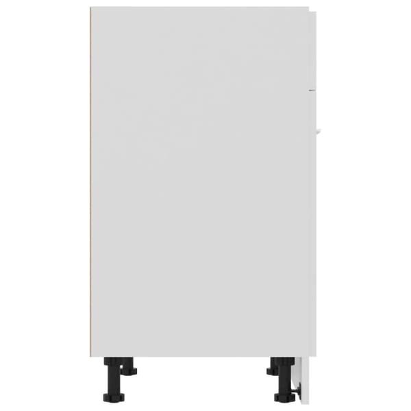 vidaXL skuffeunderskab 60x46x81,5 cm spånplader hvid