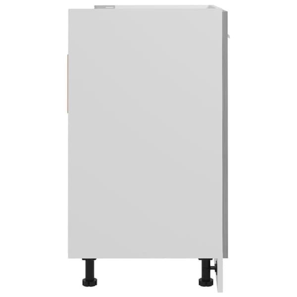vidaXL Underskåp för diskho betonggrå 80x46x81,5 cm spånskiva