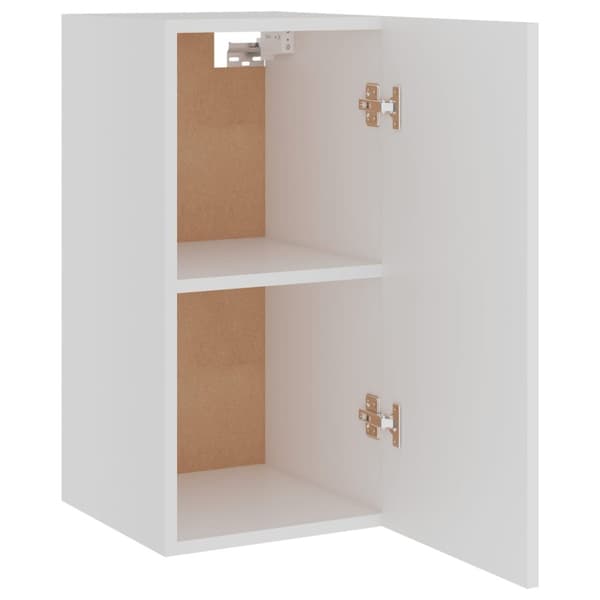 vidaXL Hengende skap "Lyon" hvit 29,5x31x60 cm konstruert tre