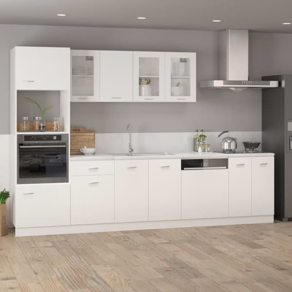 vidaXL Hengende skap "Lyon" hvit 39,5x31x60 cm konstruert tre