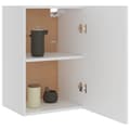 Miniatyrbilde 5 av 10: vidaXL Hengende skap "Lyon" hvit 39,5x31x60 cm konstruert tre