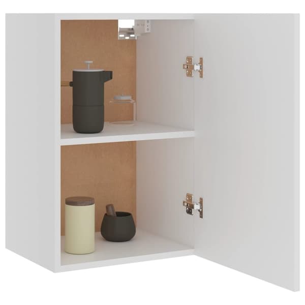vidaXL Hengende skap "Lyon" hvit 39,5x31x60 cm konstruert tre