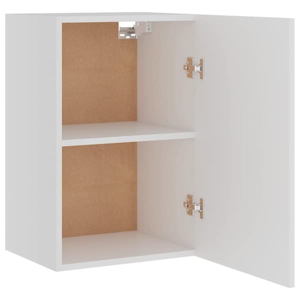 vidaXL Hengende skap "Lyon" hvit 39,5x31x60 cm konstruert tre