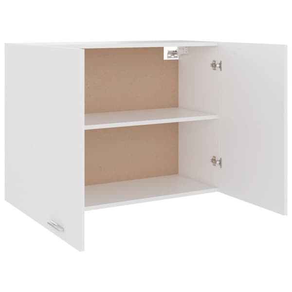 vidaXL Hengende skap "Lyon" hvit 80x31x60 cm konstruert tre