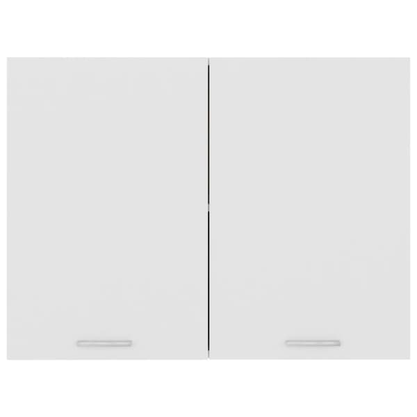 vidaXL Hengende skap "Lyon" hvit 80x31x60 cm konstruert tre