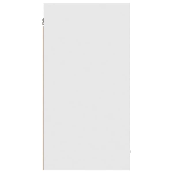 vidaXL Hengende skap "Lyon" hvit 80x31x60 cm konstruert tre
