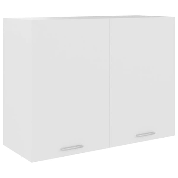 vidaXL Hengende skap "Lyon" hvit 80x31x60 cm konstruert tre