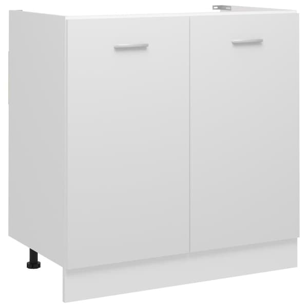 vidaXL Underskåp för diskho vit 80x46x81,5 cm spånskiva