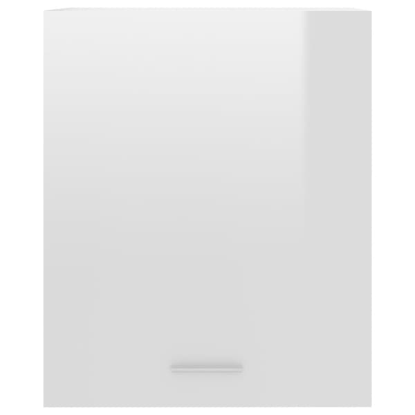 vidaXL Hengende skap "Lyon" høyglans hvit 50x31x60 cm konstruert tre