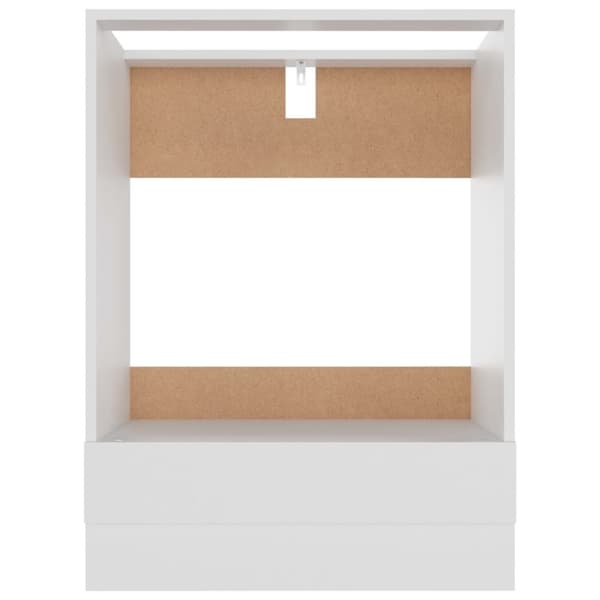 vidaXL Köksskåp för skåp vit 60x46x81,5 cm spånskiva