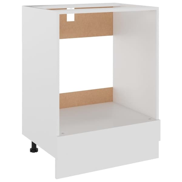 vidaXL Köksskåp för skåp vit 60x46x81,5 cm spånskiva