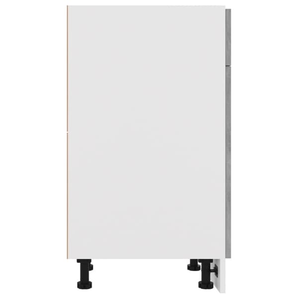 vidaXL skuffeunderskab 50x46x81,5 cm spånplade betongrå