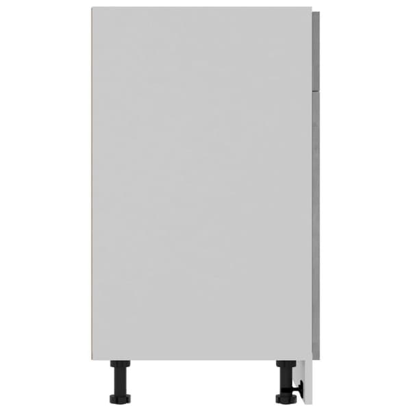 vidaXL Alalipastokaappi betoninharmaa 80x46x81,5 cm lastulevy