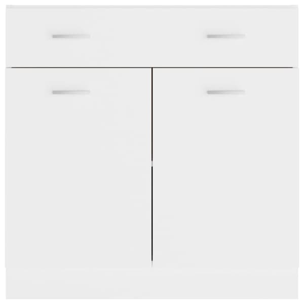 vidaXL skuffeunderskab 80x46x81,5 cm spånplade hvid