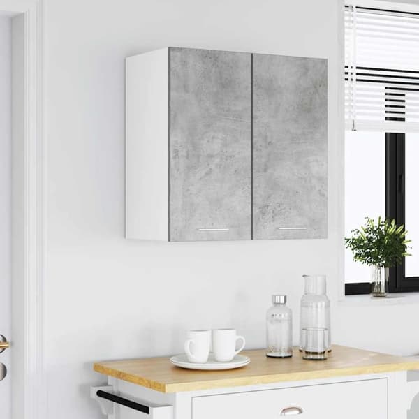 vidaXL vægskab 60x31x60 cm konstrueret træ betongrå