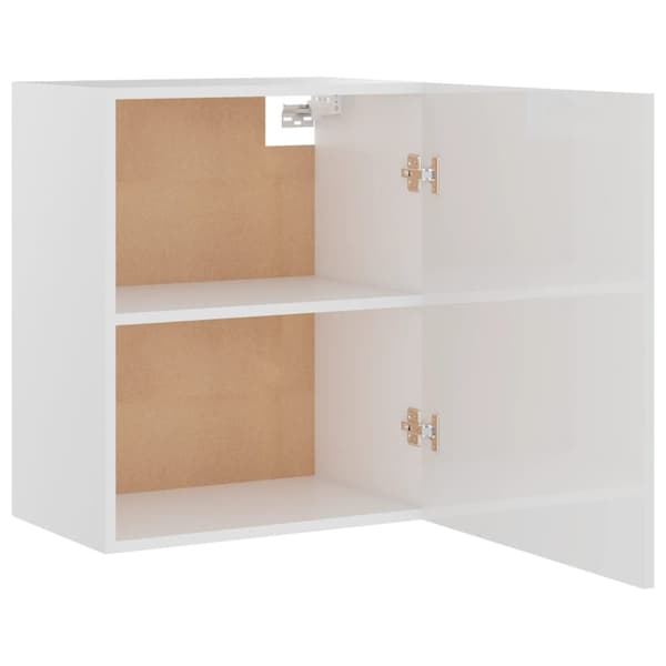 vidaXL Väggskåp 2 st vit högglans 50x31x60 cm konstruerat trä