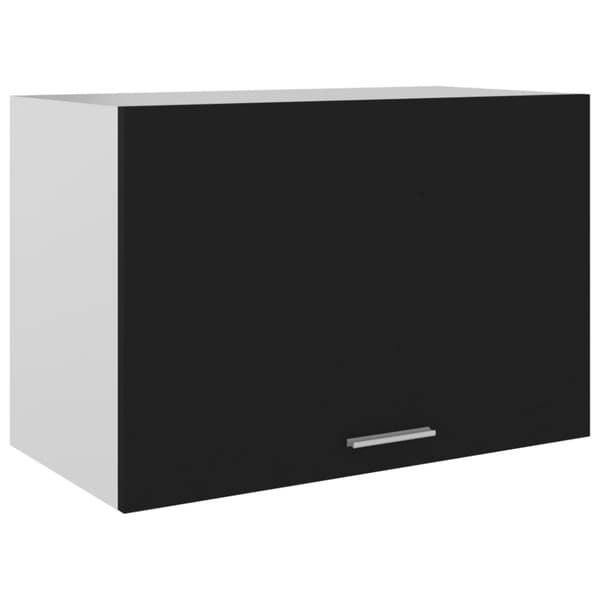 vidaXL Hengende skap "Lyon" svart 60x31x40 cm konstruert tre