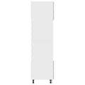 Pikkukuva 7 / 10: vidaXL Mikroaaltouunin kaappi betoninharmaa 60x57x207 cm lastulevy