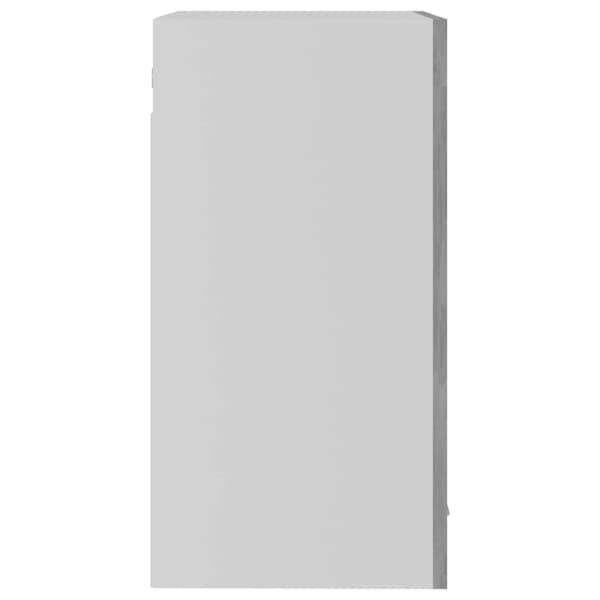 vidaXL væghængt glasskab 40x31x60 cm konstrueret træ betongrå
